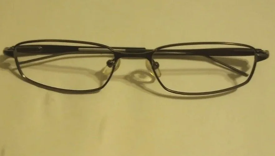 Columbia 53 15 140 Gunmetal Full Rim Eyeglasses Frame Only No Lenses/ Ear Socks