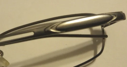 Columbia 53 15 140 Gunmetal Full Rim Eyeglasses Frame Only No Lenses/ Ear Socks 3
