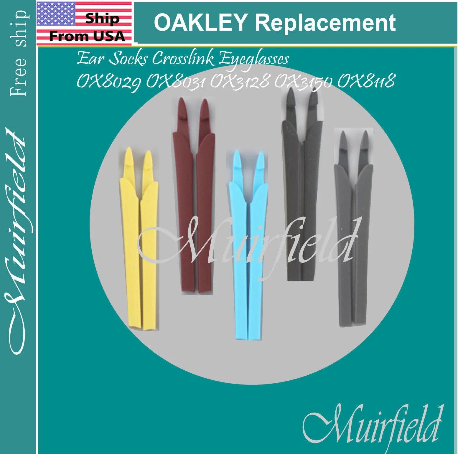 Replacement Temple Ear Socks Crosslink OAKLEY Eyeglasses OX8027 OX8031 US SELLE
